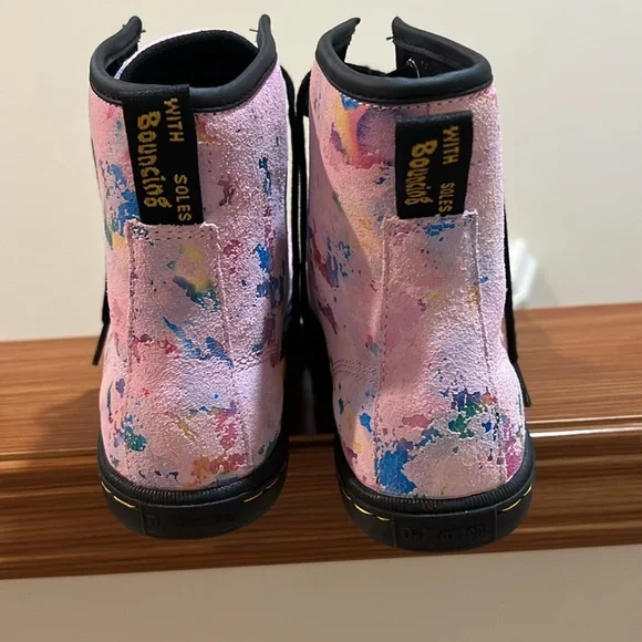 Dr. Martens Multicolor Floral Women's Boots - Picture 2 of 7